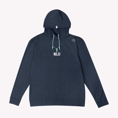 NLU x Rhoback Hesi Hoodie | Heathered Postgame Grey