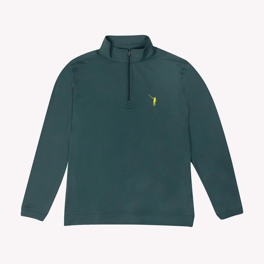 NLU x Rhoback First Major Quarter Zip | Ponderosa Green & Yellow