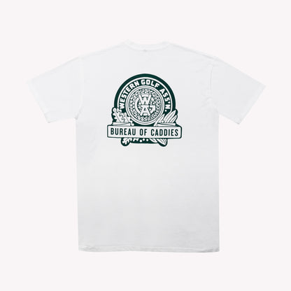 NLU x Field Day & WGA Take A Caddie T-shirt | White