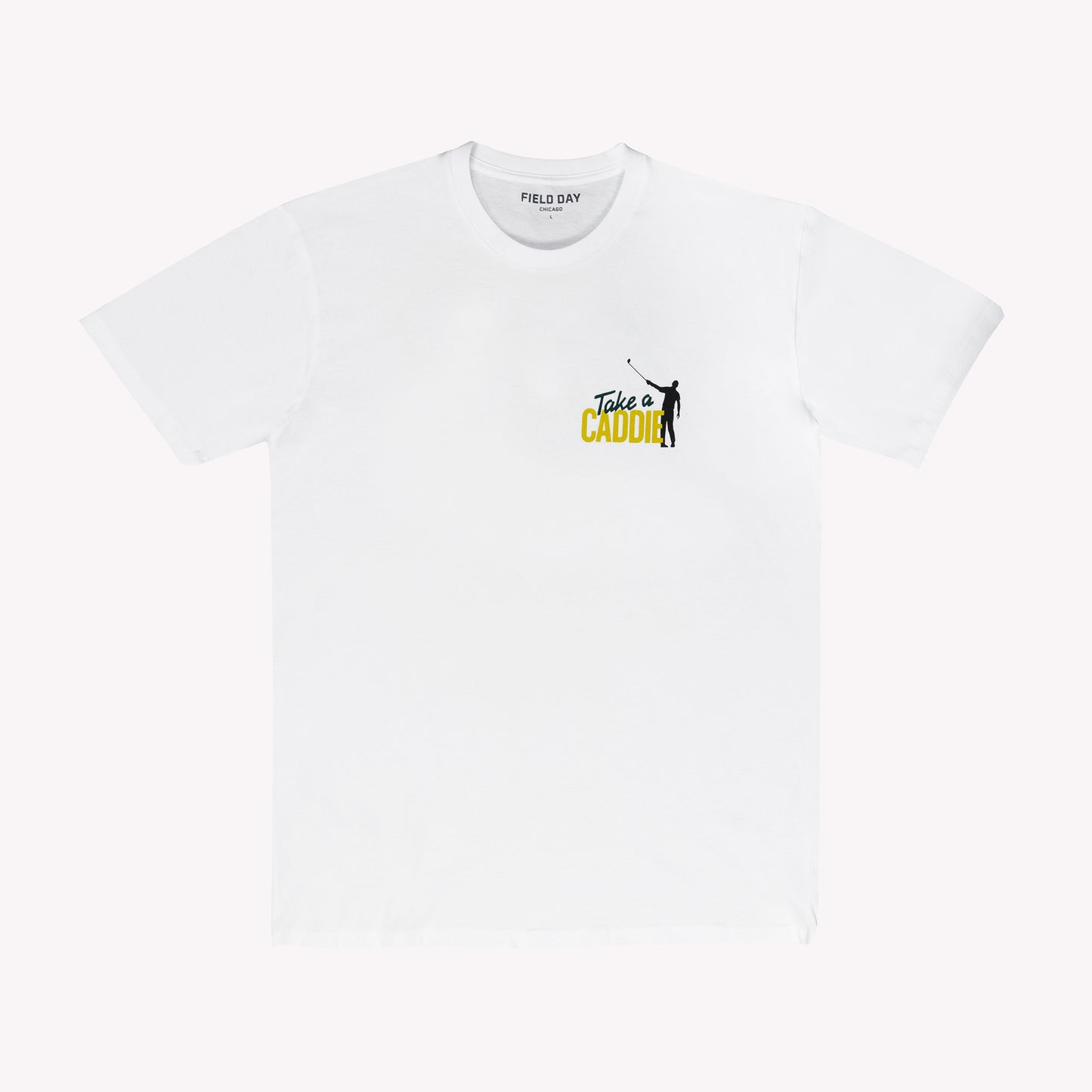 NLU x Field Day & WGA Take A Caddie T-shirt | White