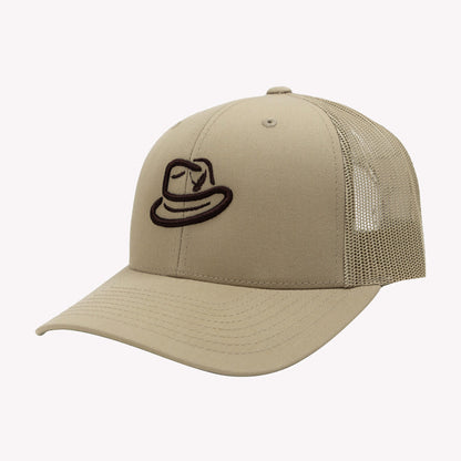 No Laying Up Fedora Five Trucker Hat | Khaki