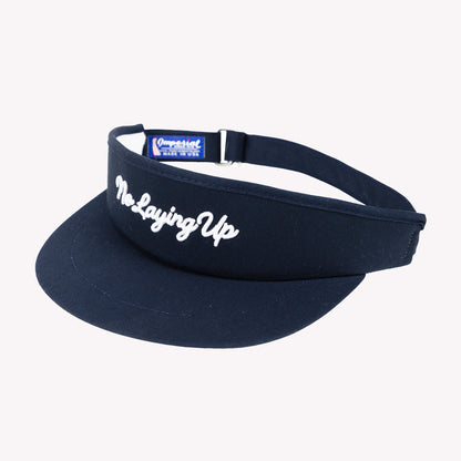 No Laying Up Script Tour Visor | Navy w/ No Laying Up Script