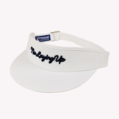 No Laying Up Script Tour Visor | White w/ No Laying Up Script