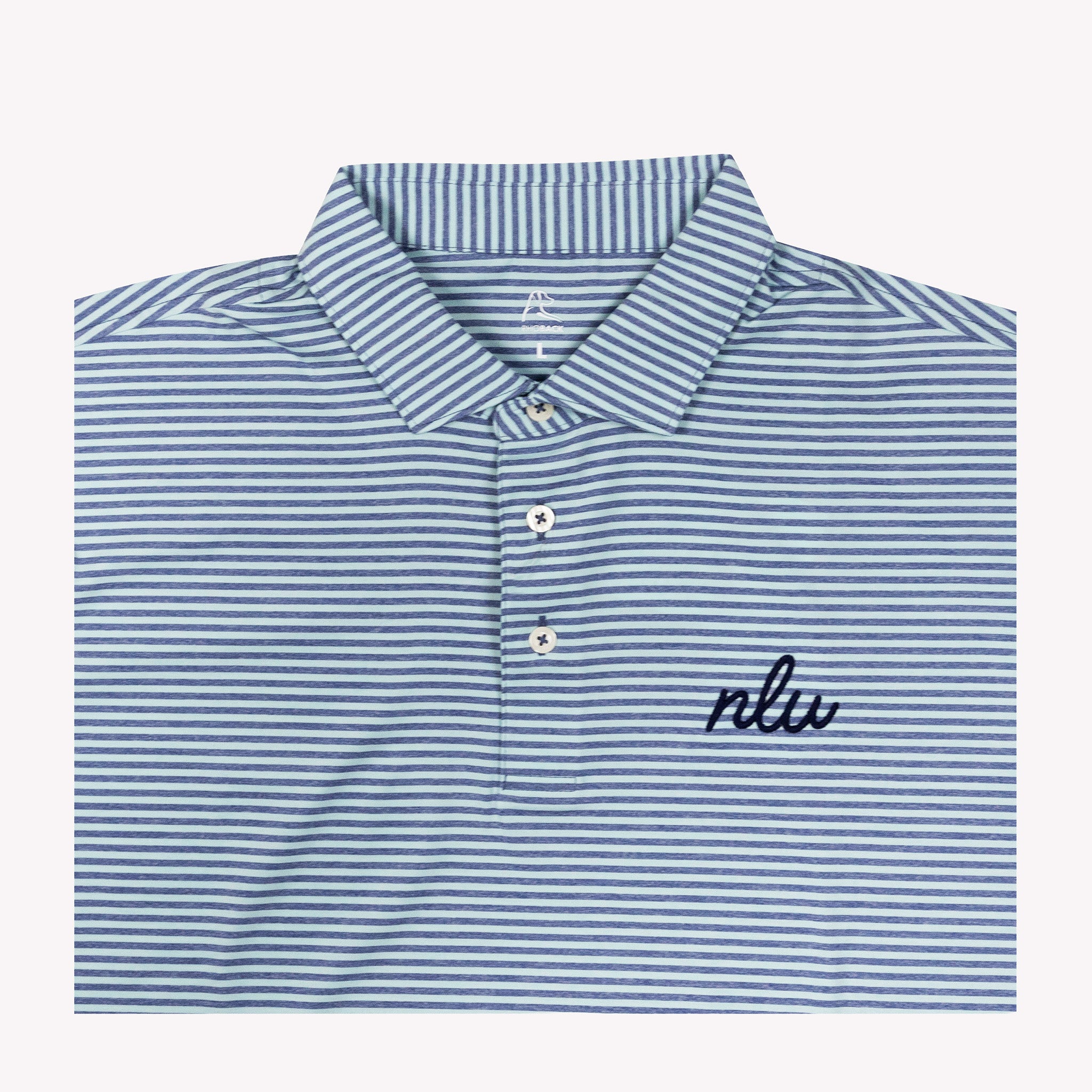 NLU x Rhoback The Barts Performance Polo | Coastal Blue & Antigua