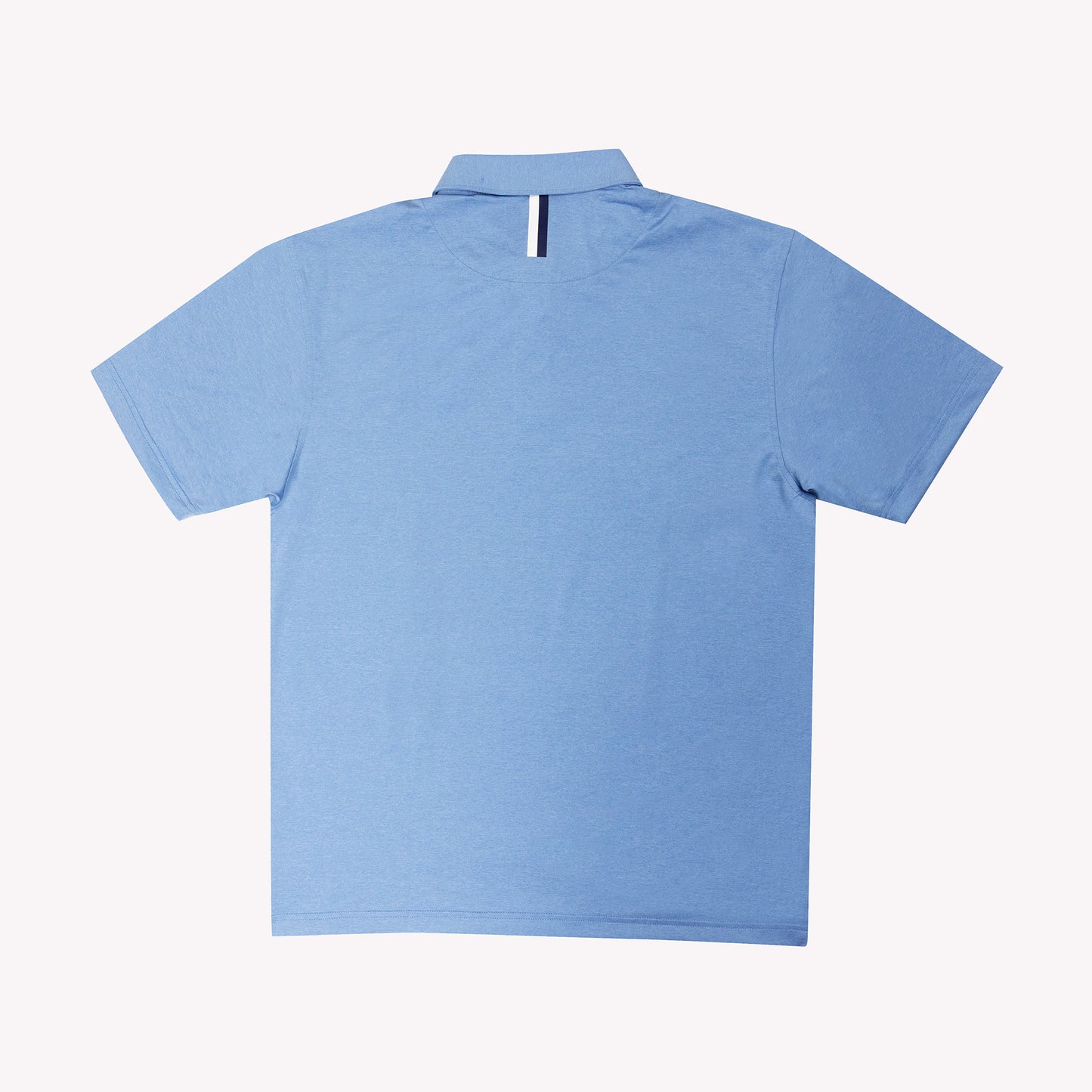 NLU x Rhoback Heathered Performance Polo | Potomac Blue