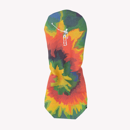 Fairway Wood Headcover | Tie Dye w/ Skeleton Wayward Logo
