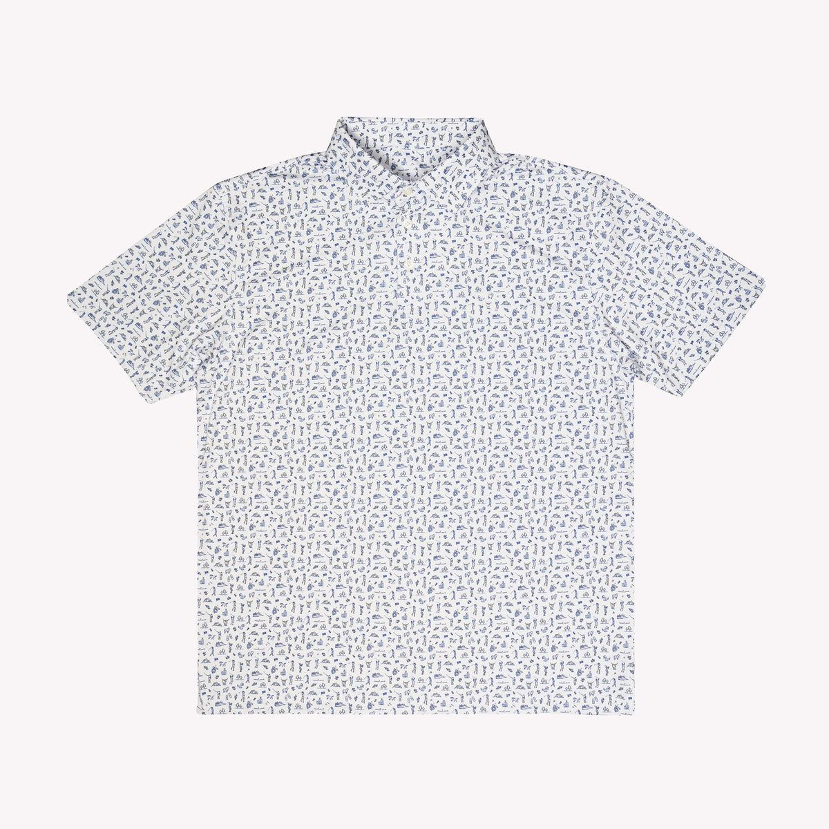 NLU x Rhoback Performance Polo | Tourist Sauce Season 10 Scotland: Islands & Highlands