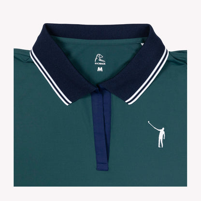 NLU x Rhoback Ladies Brooke Sleeveless Polo | Ponderosa Green