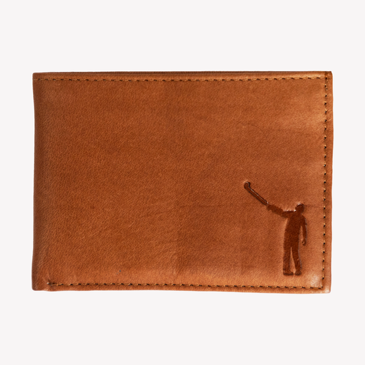 NLU x Winston Collection Pass Case Leather Wallet | Tan
