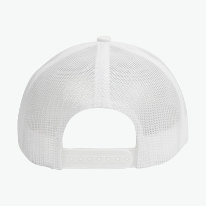 No Laying Up Trucker Hat | White Camo w/ White & Green Patch