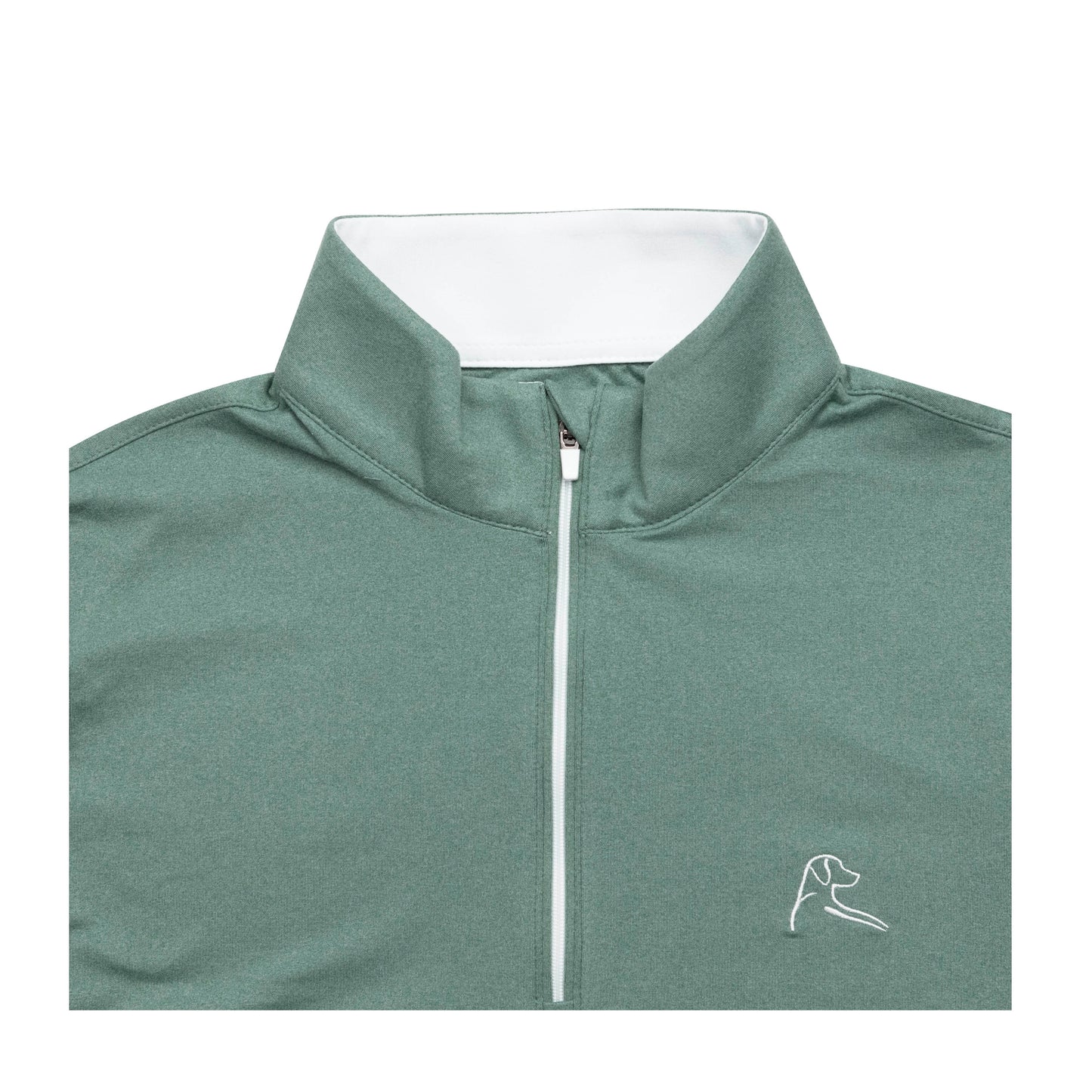 NLU x Rhoback Women's Heathered Quarter Zip | Leaf Green