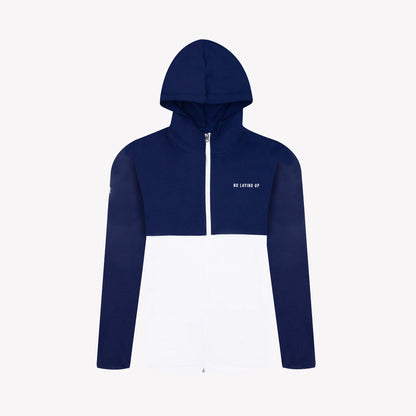 NLU Full Zip Windrunner Jacket | Blue and White