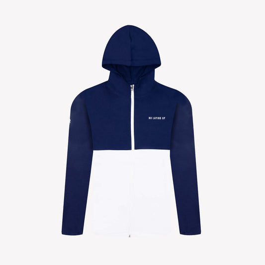 NLU Full Zip Windrunner Jacket | Blue and White