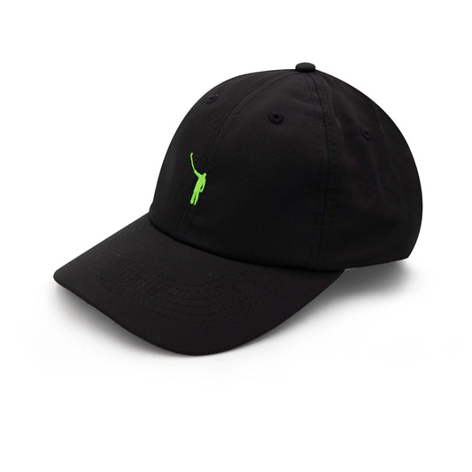 The No Laying Up Hat | Black w/ Summer Green Wayward Logo