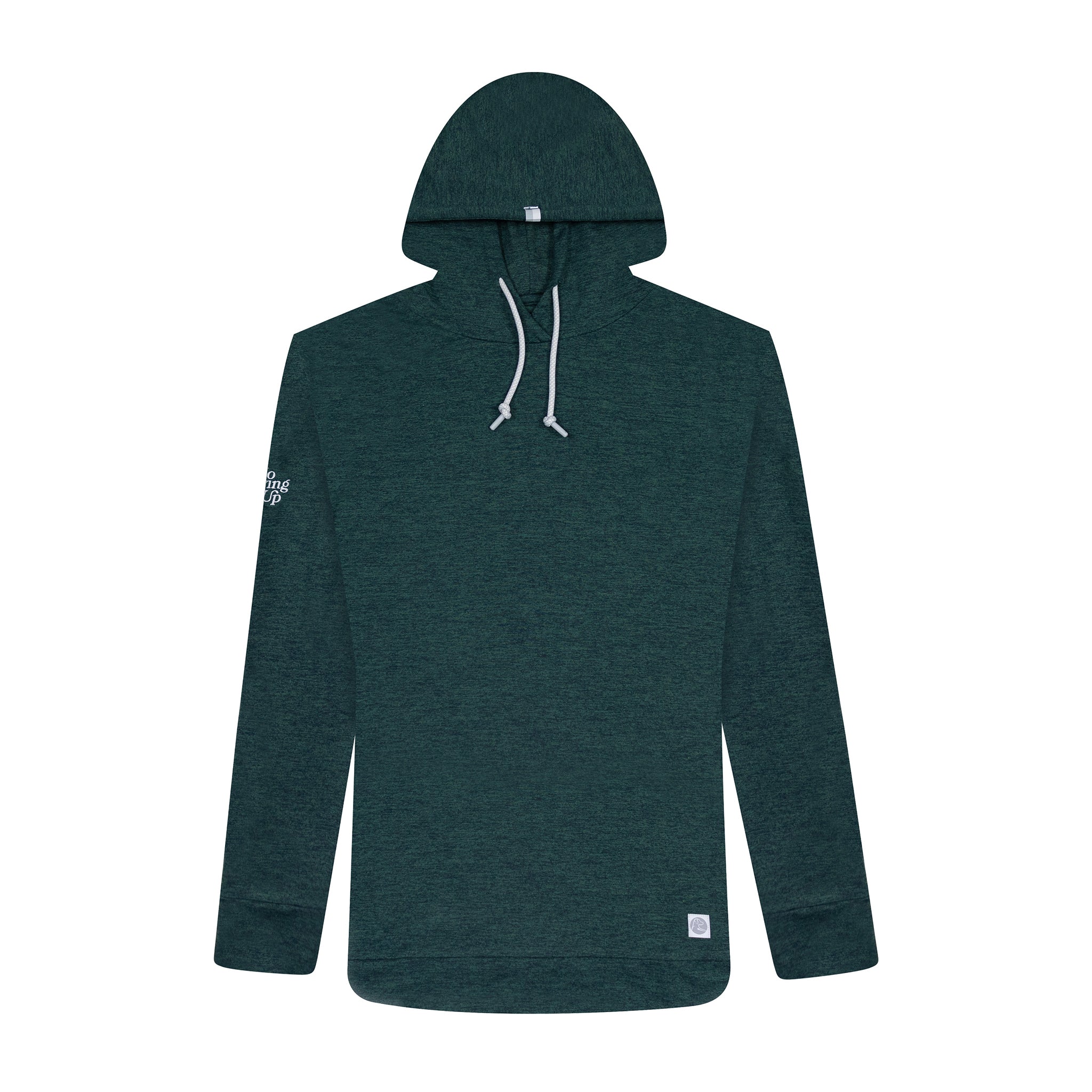 Long hot sale green hoodie