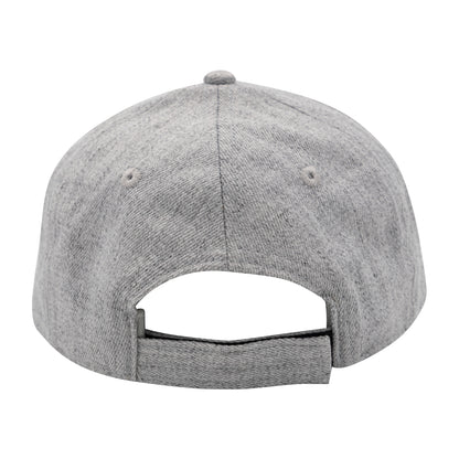 NLU Airline Custom Adjustable FlexFit Hat | Heather Grey w/ Blue & White Patch