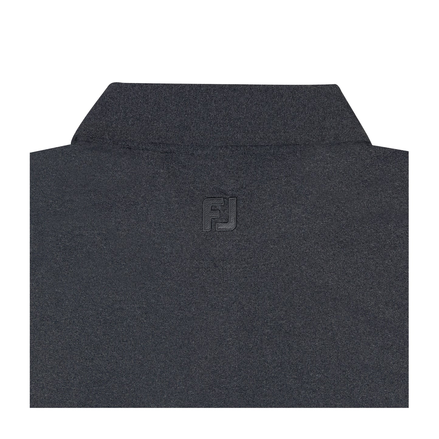 NLU x FJ Solid Lisle Polo | Charcoal (Traditional Fit)