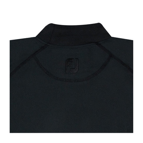 NLU x FJ Performance Golf Mock | Long Sleeve | Black