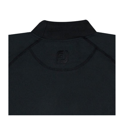 NLU x FJ Performance Golf Mock | Long Sleeve | Black