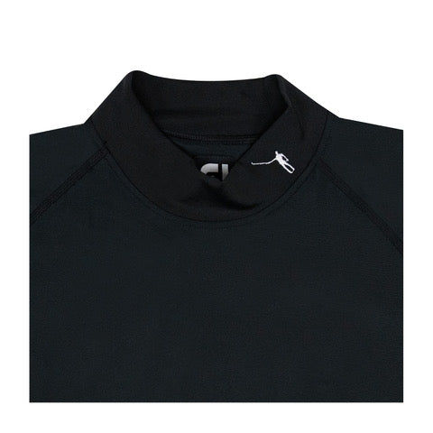 NLU x FJ Performance Golf Mock | Long Sleeve | Black