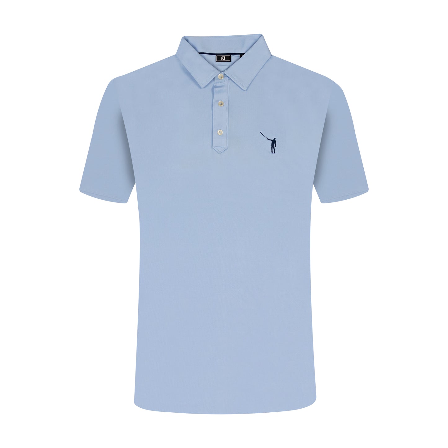 NLU x FJ Solid Lisle Polo | Sky Blue (Traditional Fit)