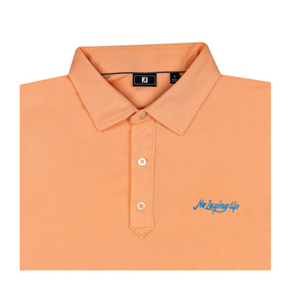 NLU x FJ Solid Lisle Polo | Sunset (Traditional Fit)
