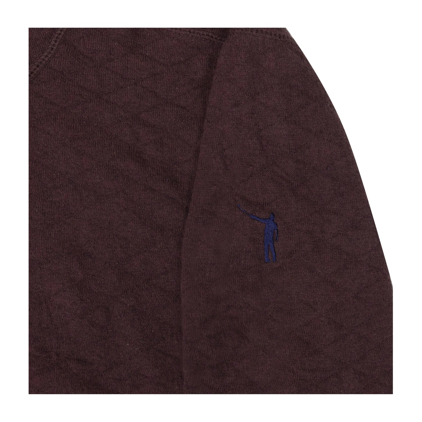 NLU x H&B Wallace Sweater Hoodie | Heathered Dark Claret