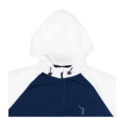 NLU x FJ Links Hoodie | Navy/White