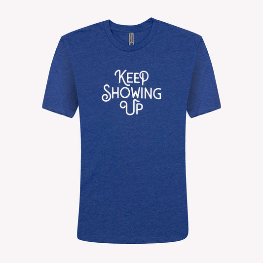 Keep Showing Up x NLU Official Blue T-shirt