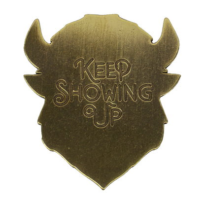 Keep Showing Up Buffalo Ball Mark
