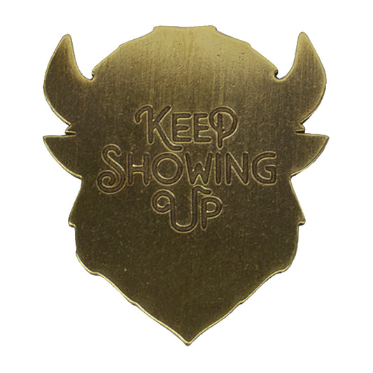 Keep Showing Up Buffalo Ball Mark