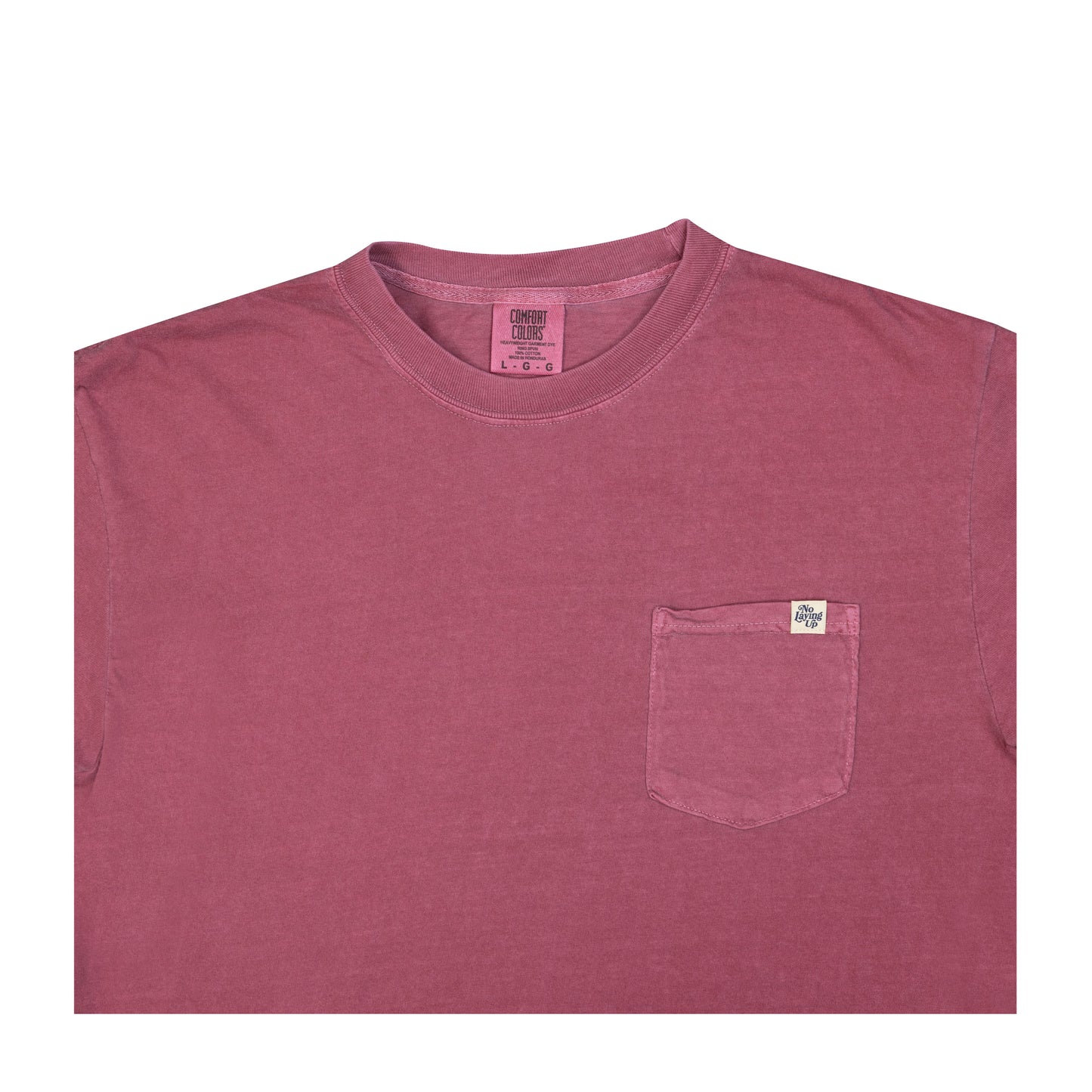 No Laying Up Minimalist Pocket T-shirt | Brick Red