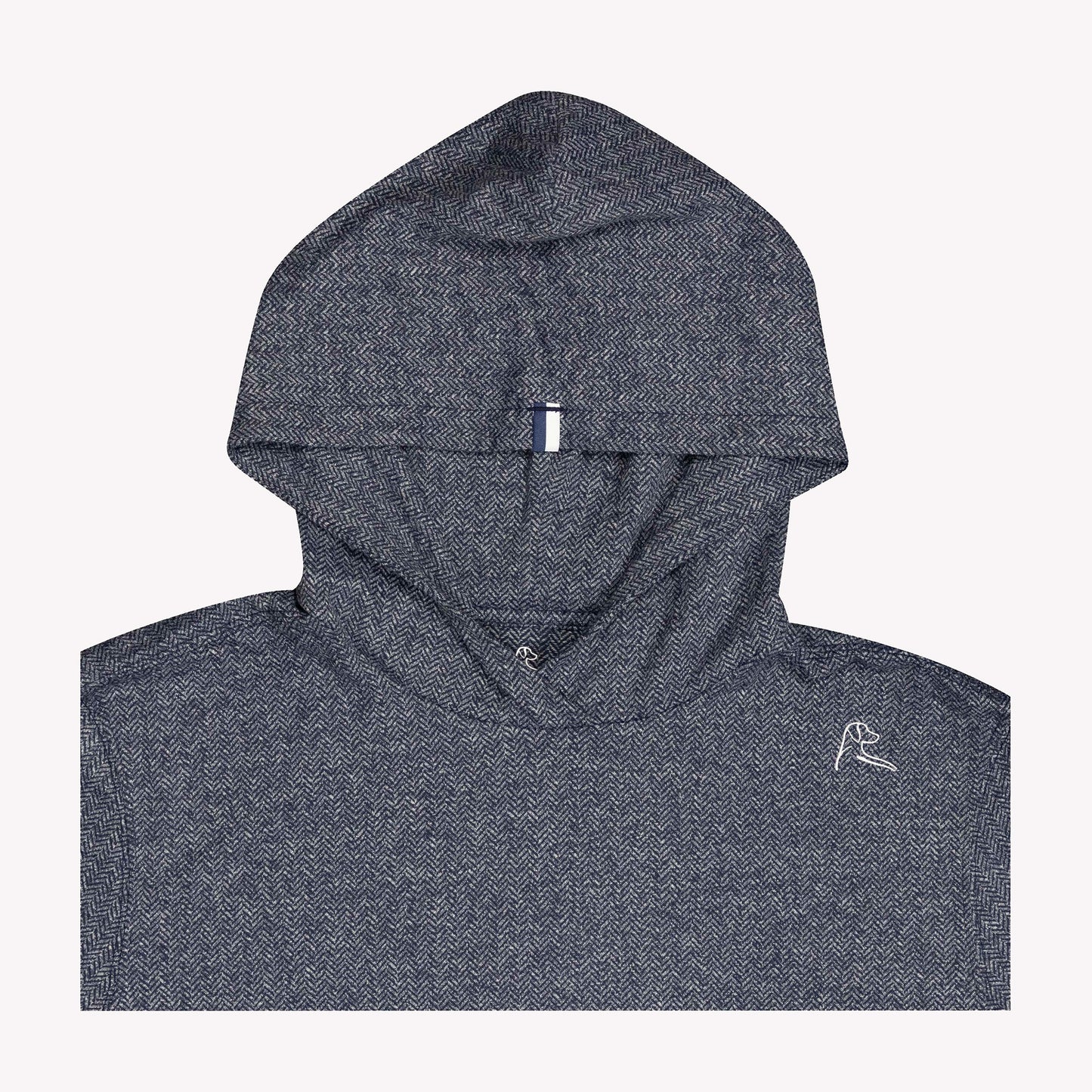 NLU x Rhoback Herringbone Hoodie | Navy