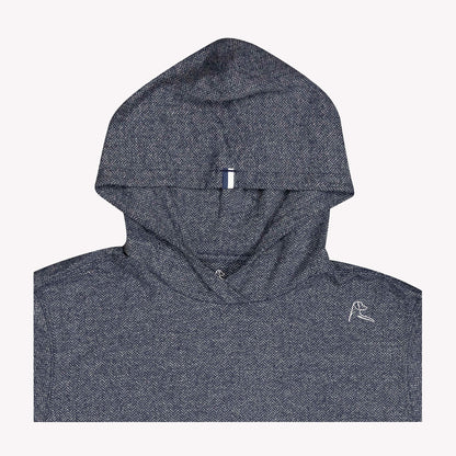 NLU x Rhoback Herringbone Hoodie | Navy