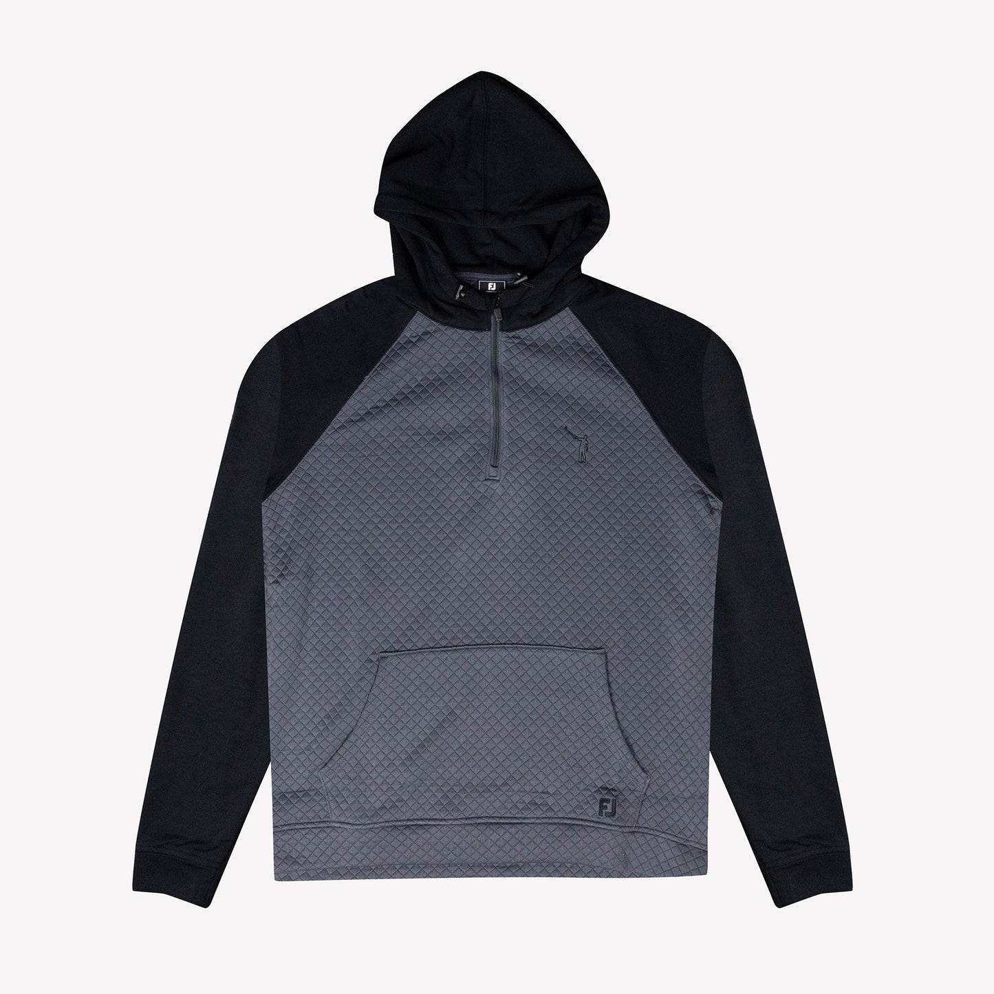 NLU X FJ Links Hoodie | Black w/ Charcoal