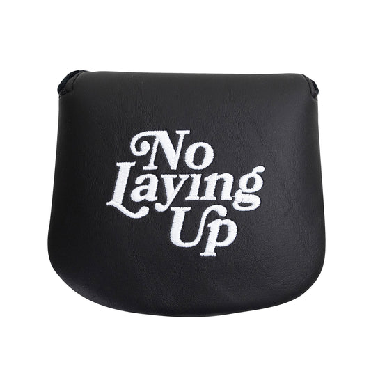 NLU x Handcrafted Golf Mallet Putter Cover | Black w/ Wayward Skeleton