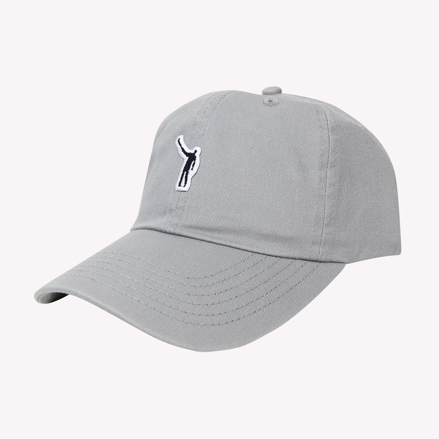 No Laying Up Cototn Dad Hat | Light Grey w/ Wayward Drive Micropatch