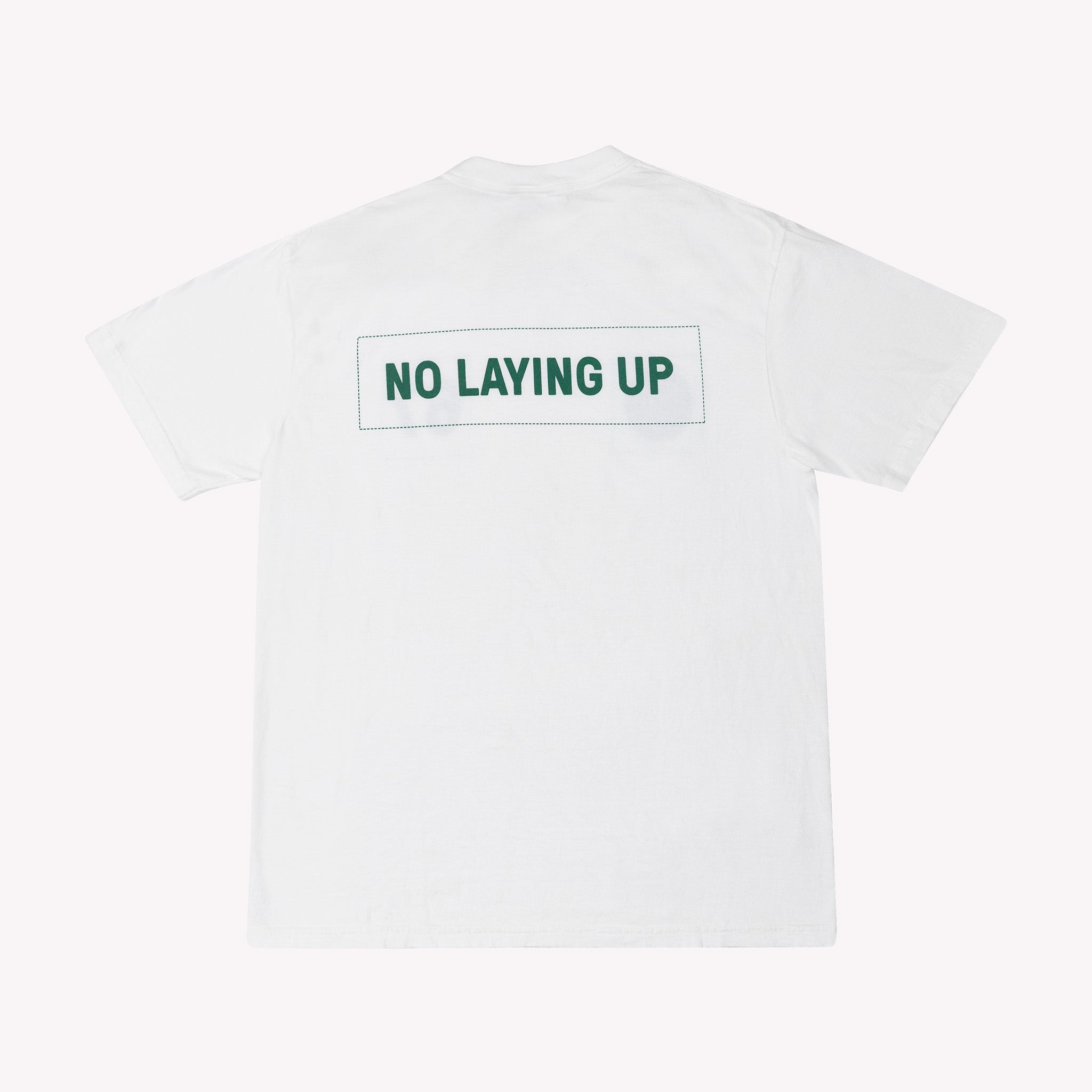 The No Laying Up Caddie Bib T-Shirt | White