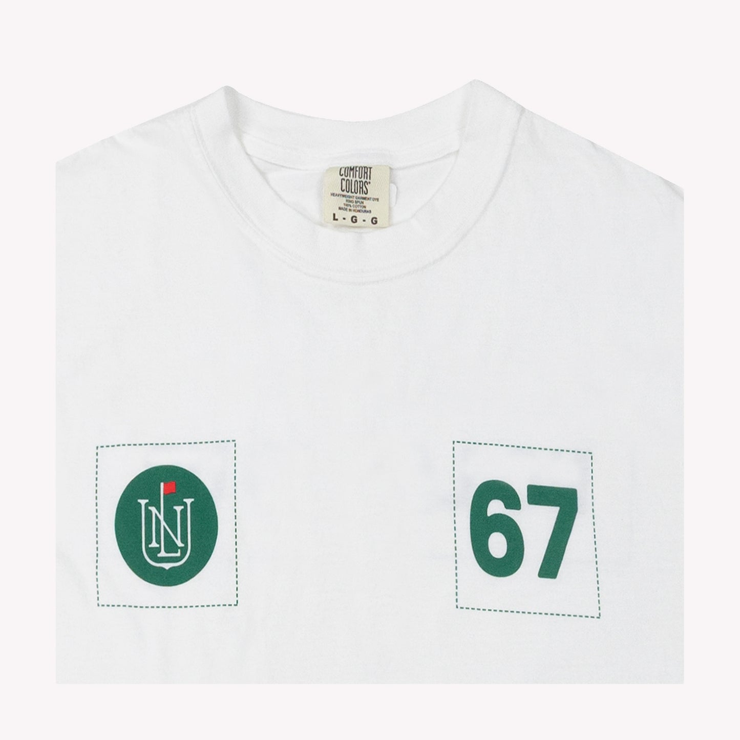The No Laying Up Caddie Bib T-Shirt | White