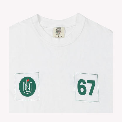 The No Laying Up Caddie Bib T-Shirt | White