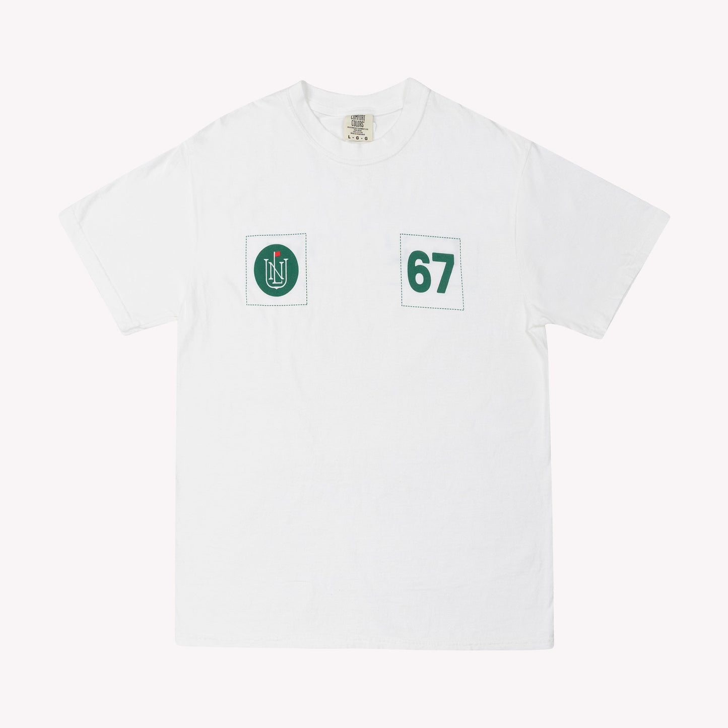 The No Laying Up Caddie Bib T-Shirt | White