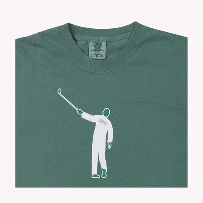 The No Laying Up Wayward Caddie T-Shirt | GREEN