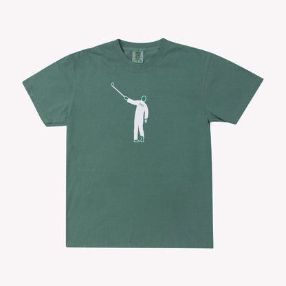 The No Laying Up Wayward Caddie T-Shirt | GREEN