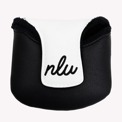NLU x Handcrafted Golf Dancing Waywards Mallet Headcover | Black & Silver