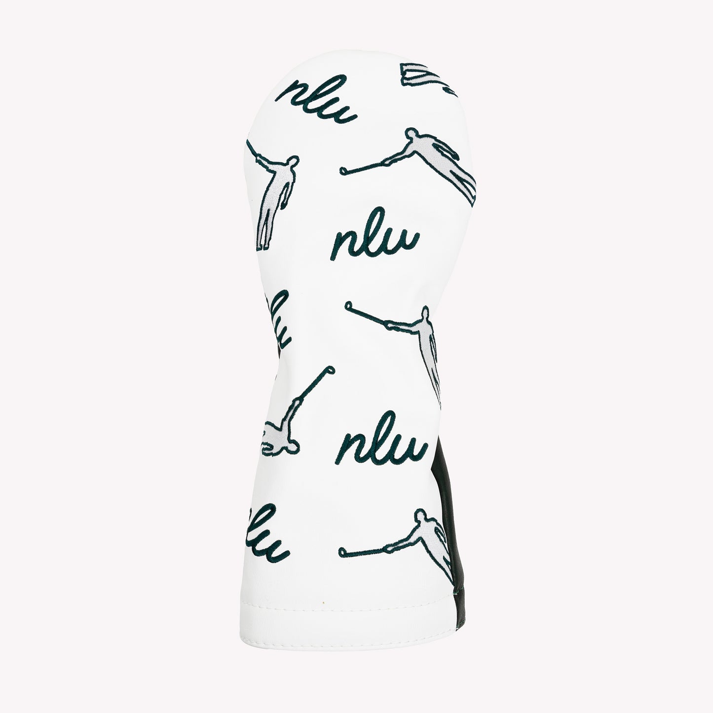 NLU x Handcrafted Golf Dancing Waywards Driver Headcover | Green & Silver