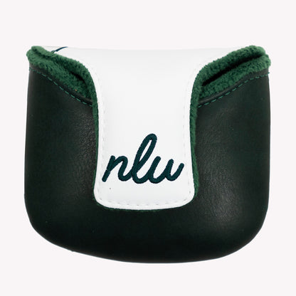 NLU x Handcrafted Golf Dancing Waywards Mallet Headcover | Green & Silver
