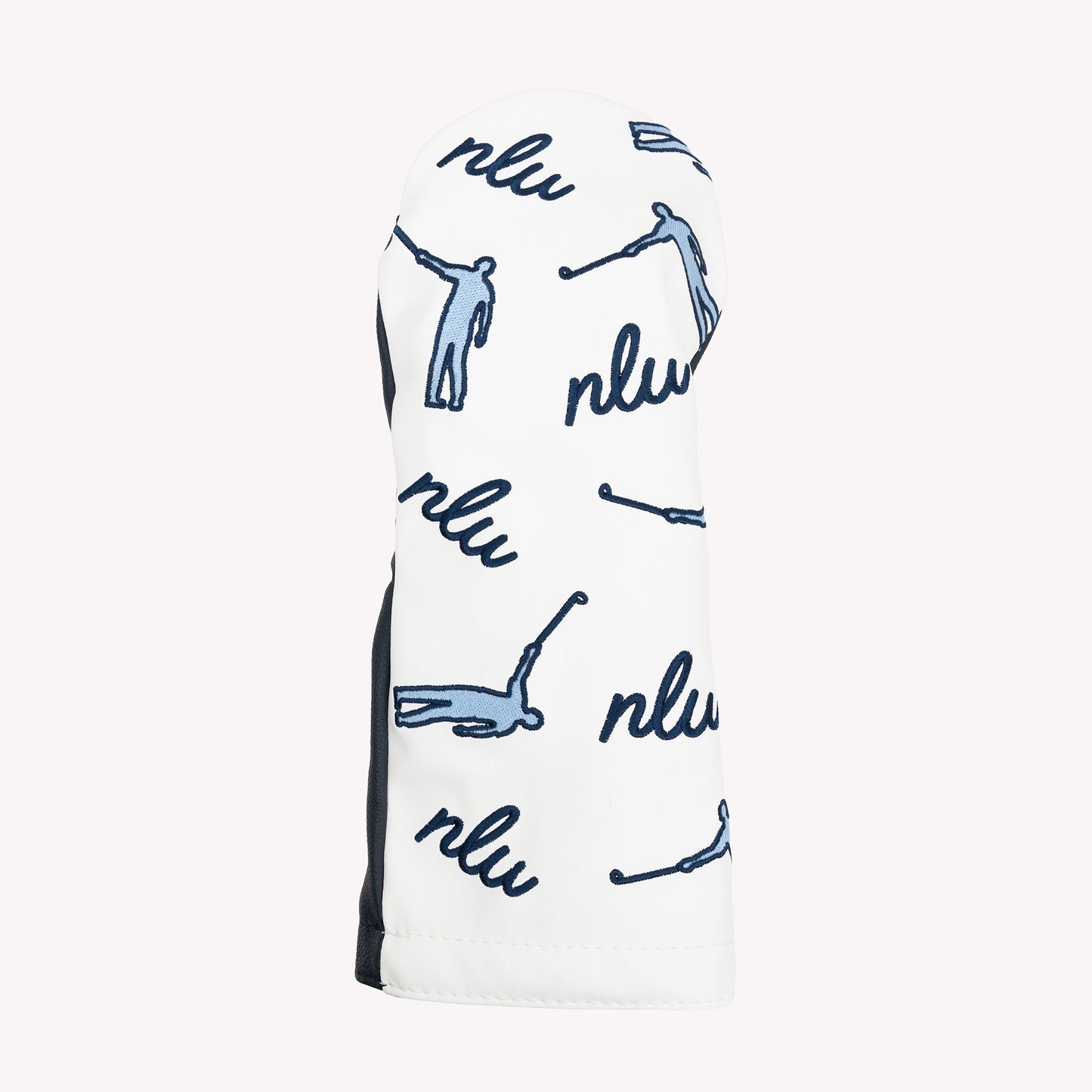 NLU x Handcrafted Golf Dancing Waywards Driver Headcover | Navy & Light Blue