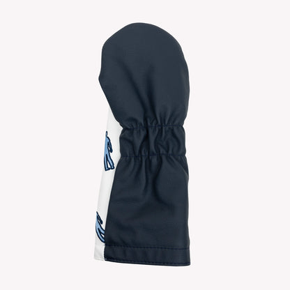 NLU x Handcrafted Golf Dancing Waywards Driver Headcover | Navy & Light Blue