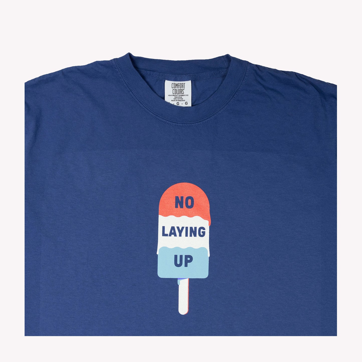 No Laying Up Popsicle T-shirt | Blue