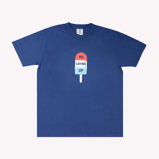 No Laying Up Popsicle T-shirt | Blue